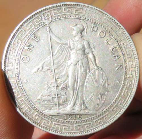 1910 Great Britain Trade Dollar Bombay Mint