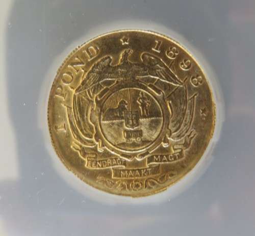 1898 ZAR Pond SANGS AU58