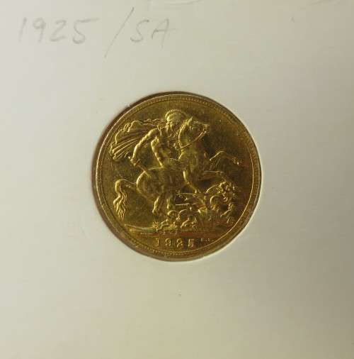 1925 SA Full Gold Sovereign