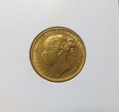 1880 Gold GB Full Sovereign