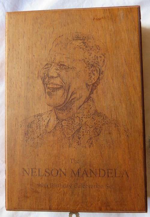 Half ounce Gold Nelson Mandela 90th birthday coin set