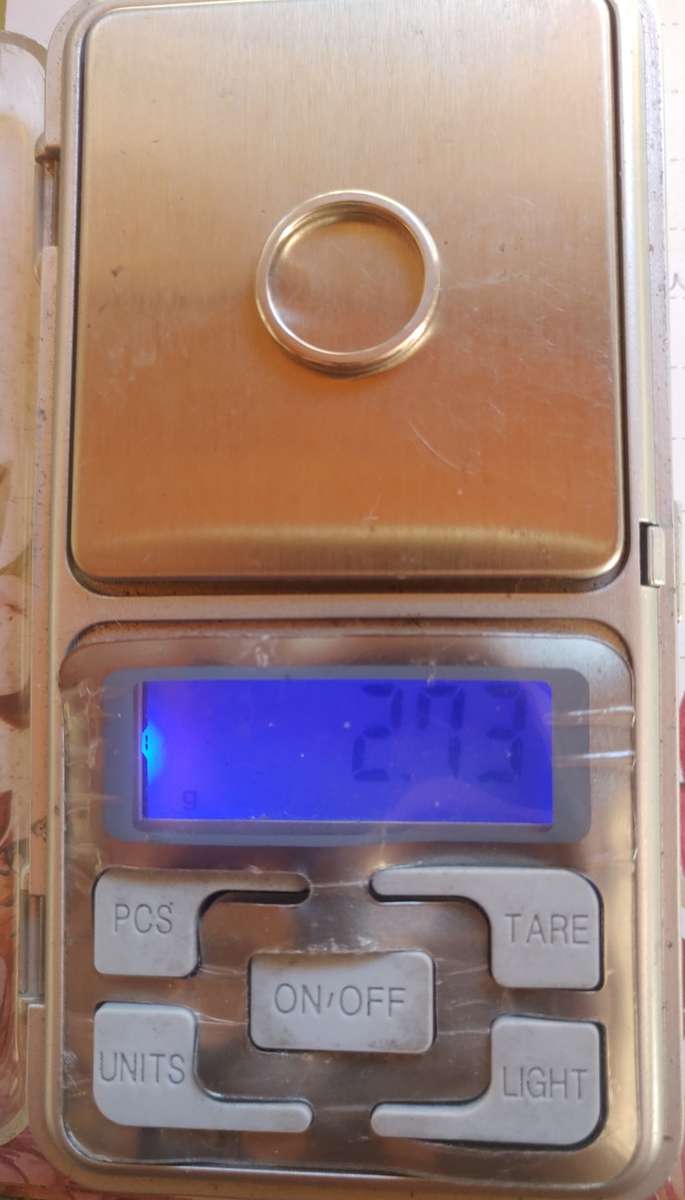 Old Browns Platinum Ring size E