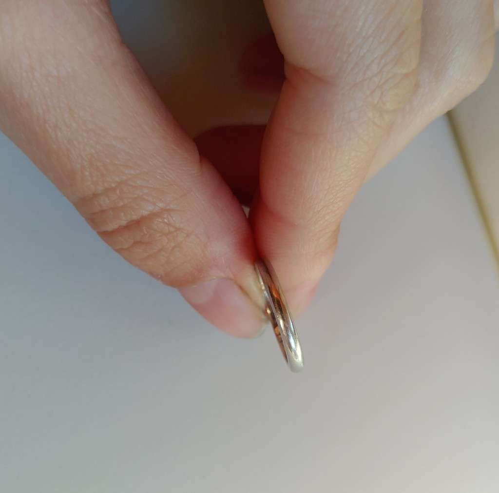 Old Browns Platinum Ring size E