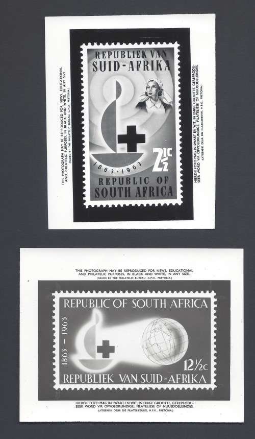 RSA 1963 Centenary of Red Cross - Set of Publicity Photos - Scarce!