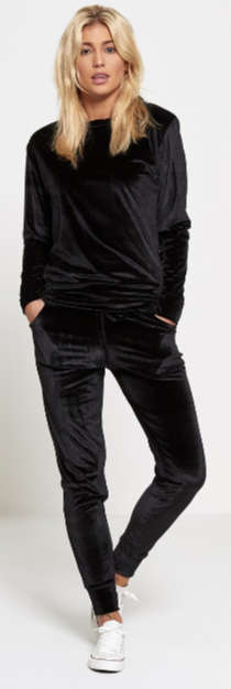 Black Velvet Tracksuit