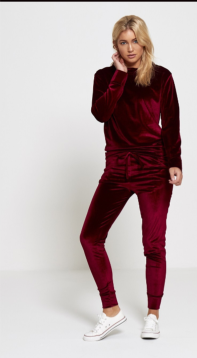 Black Velvet Tracksuit