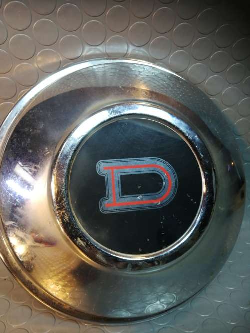Rare Vintage Datsun hubcap for your mancave