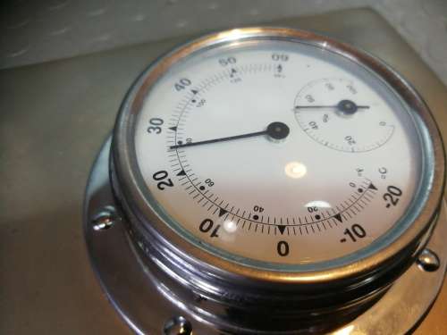 Wall Hanging Srainless Steel Weather Forecast Thermometer Hygrometer Air Pressure Meter