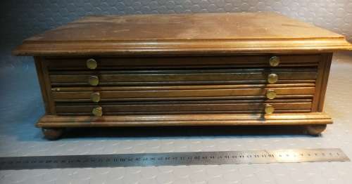 Breathtaking!!! Solid wood coin collectors diplay case (coins not included)