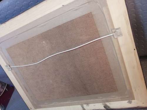 Very Beautiful Solid Wood Framed Fish Drawing