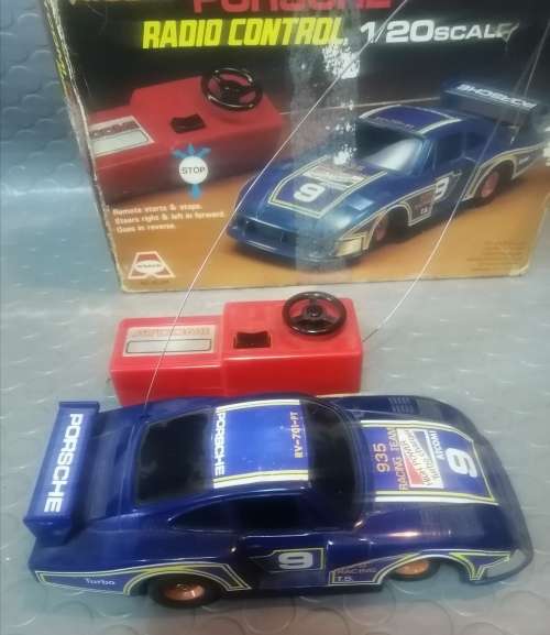 Vintage ATCOMI Porsche 935-78 Radio control car 1/20 scale