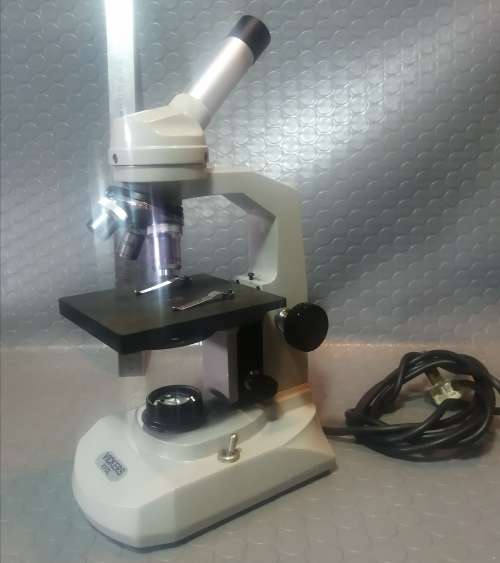 Large Vickers KFCL Professional Ectron Microscope In Case (Working)