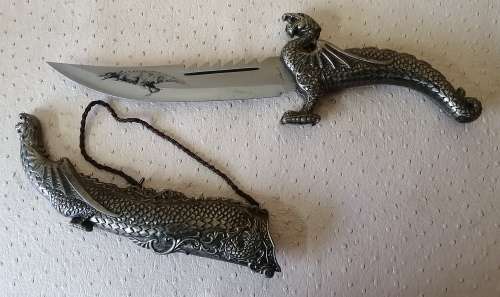 Collectible Fantasy Dragon Medieval Dagger