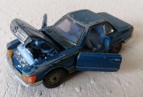 Vintage corgi wizzwheels mercedes sl 350