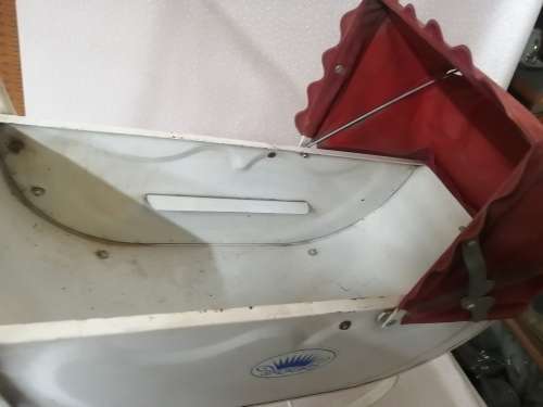 Original Antique Metal Toy Baby Stroller Pram