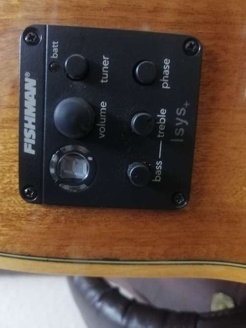 Exquisite Dreambow Electric Acoustic Guitar In a Leather Bound Temperature Controled Case