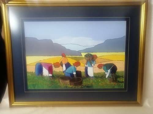 Listed Original Investment art of well known artist johan manefeldt
