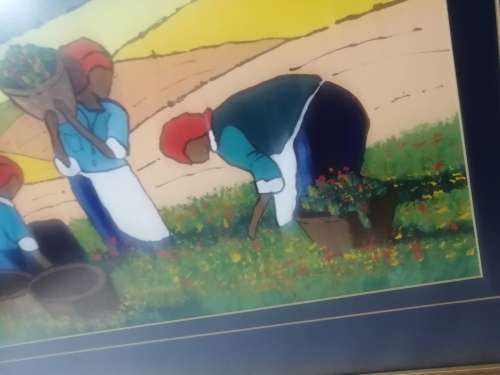 Listed Original Investment art of well known artist johan manefeldt