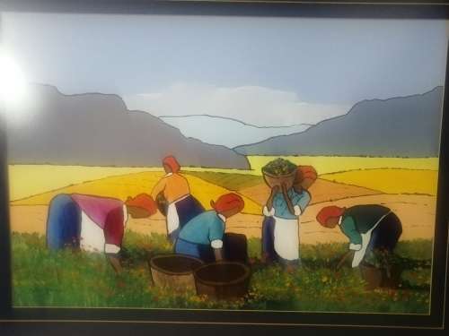 Listed Original Investment art of well known artist johan manefeldt