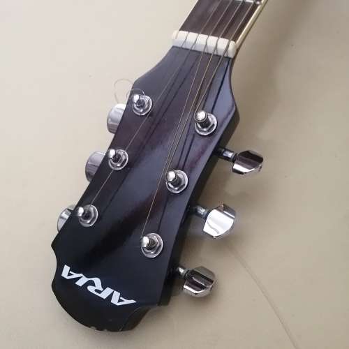 Stunning Original ARIA Acoustic 6-String Electric Guitar AW-20CE N