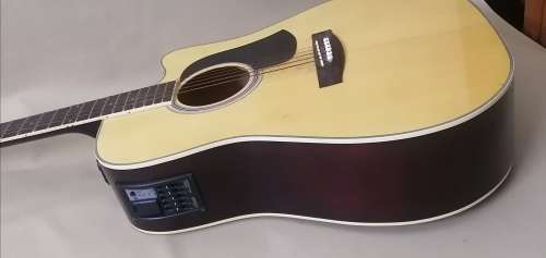 Stunning Original ARIA Acoustic 6-String Electric Guitar AW-20CE N