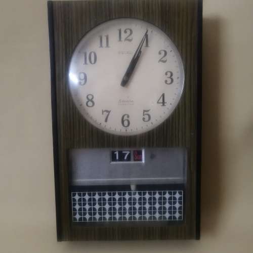 かわいい新作 oval transistor 希少】SEIKO clock 70s たた インテリア時計