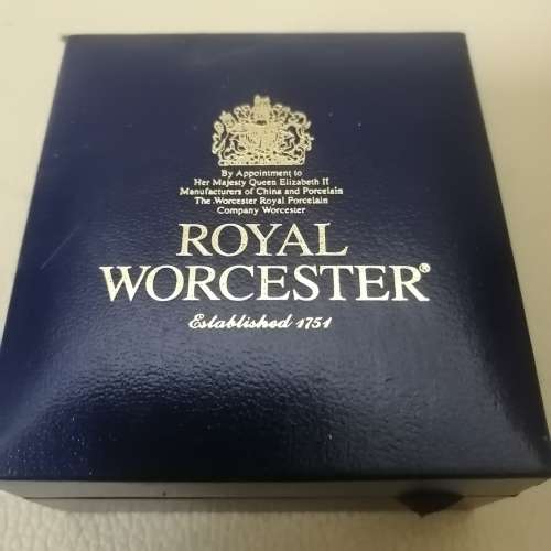 Original Royal Worcester Gold Trimmed Orchid Pin