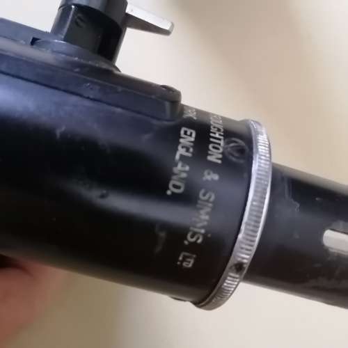 Very Large Cooke, Troughton and Simms Microscope in wooden case with extras