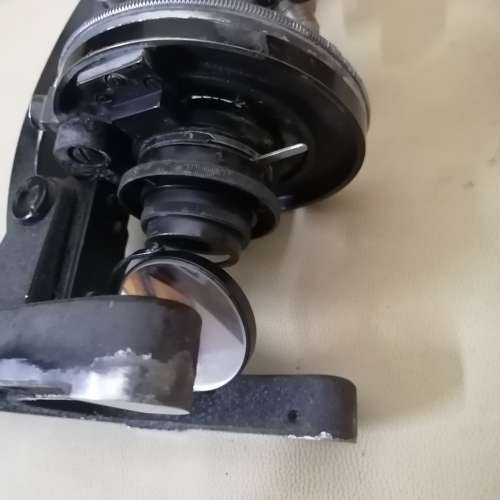 Very Large Cooke, Troughton and Simms Microscope in wooden case with extras