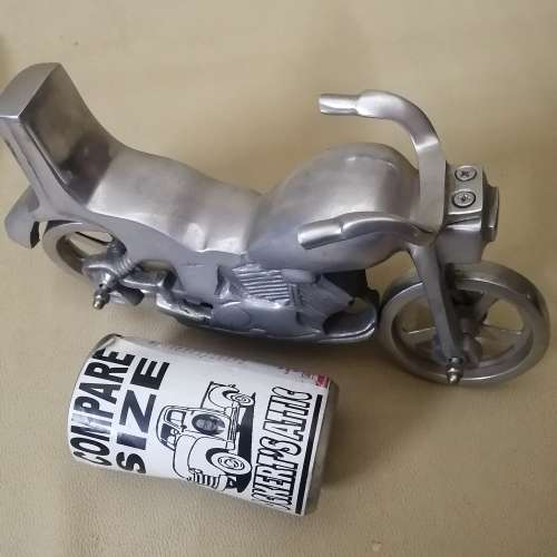 Amazing 1970`s Cast Aluminum Harley Fatboy