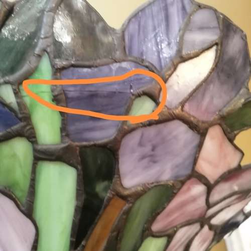 Spectacular Tiffany Style Lead and Stained Glass, Brass Floor Lamp 1900mm High Very Heavy