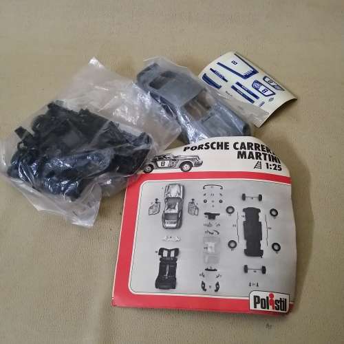 Polstil Metal Porsche Carrera Martini 1:25 Building Kit (Complete no box)