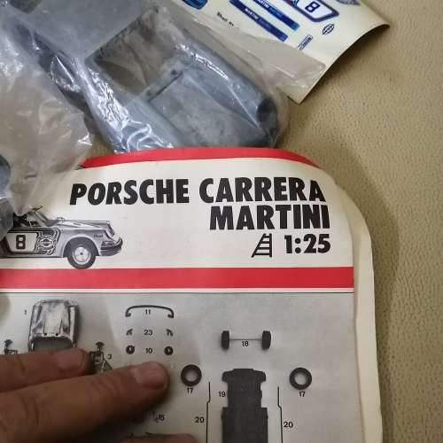 Polstil Metal Porsche Carrera Martini 1:25 Building Kit (Complete no box)