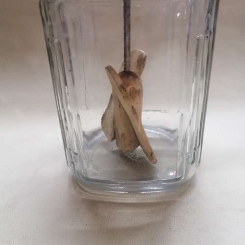 ANTIQUE BLOW HAND CRANK BUTTER CHURN