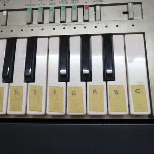 YAMAHA PORTASOUND PC 100 COMPLETE WITH PLAY CARDS AND CASE