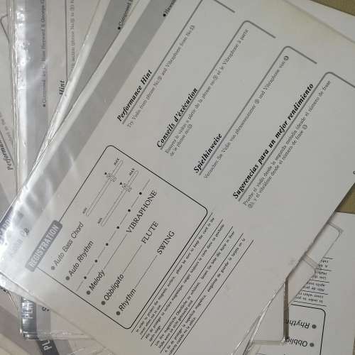 YAMAHA PORTASOUND PC 100 COMPLETE WITH PLAY CARDS AND CASE