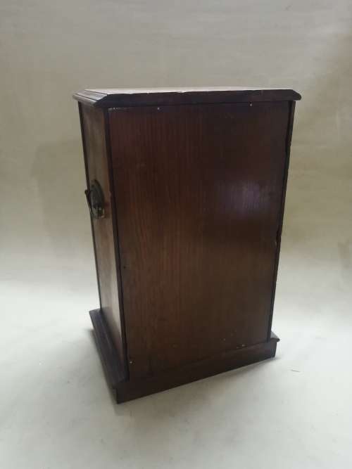 MAGNIFICENT!!! RARE ANTIQUE EDWARDIAN SOLID OAK SMOKERS CABINET