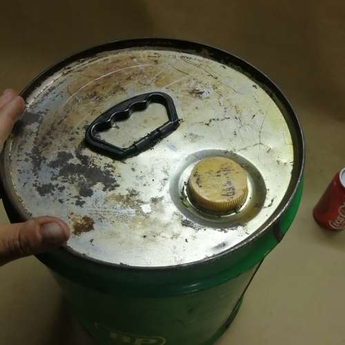 VINTAGE BP 20 LITER OIL DRUM