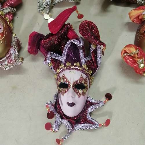 A big Collection of Handmade Venetian Masks