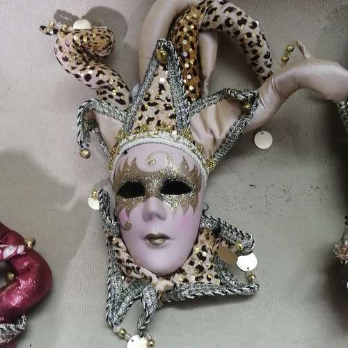 A big Collection of Handmade Venetian Masks