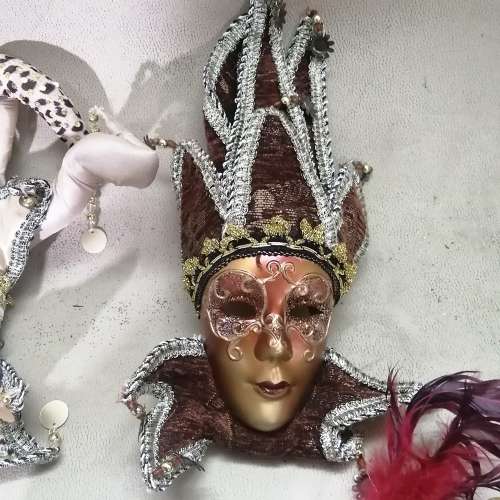 A big Collection of Handmade Venetian Masks