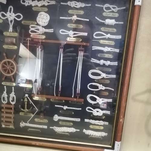 VERY LARGE 3D NAUTICAL KNOT BOARD - 900MM X 600MM