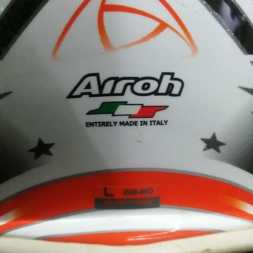 MINT CONDITION AIROH AVIATOR 2.1 CARBON KEVLAR HELMET SIZE L