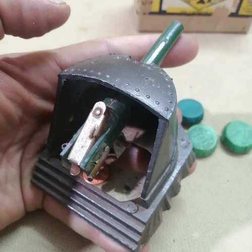 RARE 1930`s VINTAGE ASTRA PHAROS FORT GUN DIECAST MILITARY ARMY MODEL