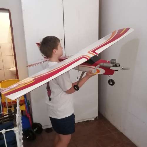 HUGE!!! COMPLETE POWERFUL RADIO CONTROL ETANOL PLANE - 1600MM WINGSPAN