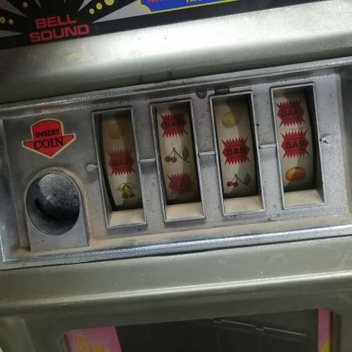 Large Metal Vintage Waco Casino King Toy Slot Machine Bank - Japan