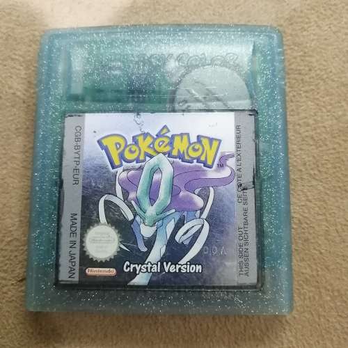 POKEMON CRYSTAL VERSION NINTENDO GAMEBOY GAME