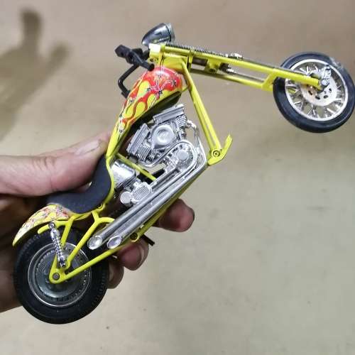 RARE NEW RAY 2995 DIE CAST CHOPPER 10`` MOTORCYCLE