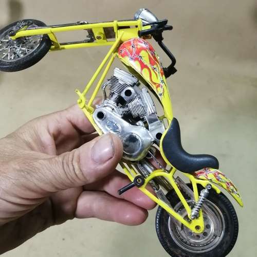 RARE NEW RAY 2995 DIE CAST CHOPPER 10`` MOTORCYCLE