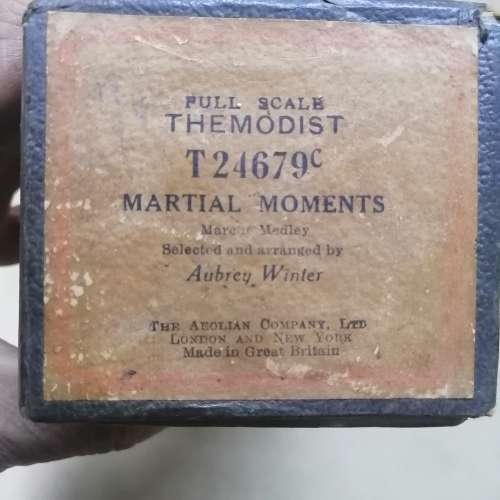 WONDERFUL OLD PLAYER PIANO SCROLLS